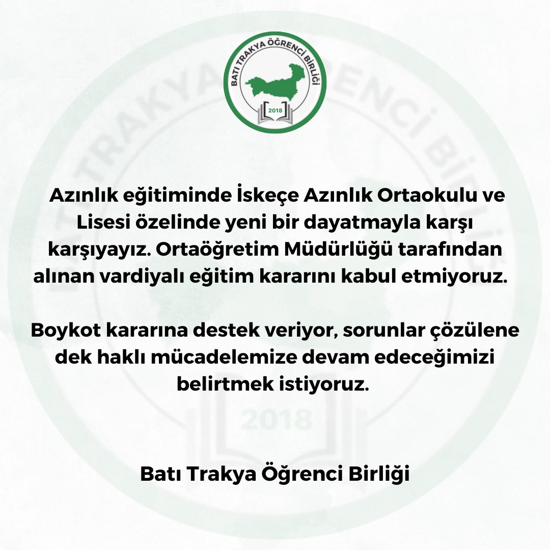 AnkaraBATOB's tweet photo. #ΙΣΑ_ΔΙΚΑΙΩΜΑΤΑ_ΣΤΗΝ_ΕΚΠΑΙΔΕΥΣΗ 
#ΑΝΙΣΟΤΗΤΑ_ΣΤΗΝ_ΞΑΝΘΗ
#ΟΧΙ_ΣΤΗΝ_ΑΠΟΓΕΥΜΑΤΙΝΗ_ΒΑΡΔΙΑ https://t.co/AjCTkLH3hb