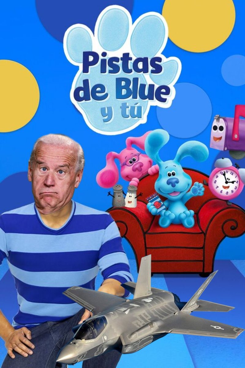 El gobierno de Estados Unidos, contratando a Blue para poder encontrar el F-35 que se les perdió en el aire. 🤣🤣 Joe Biden está listo para seguir las pistas.