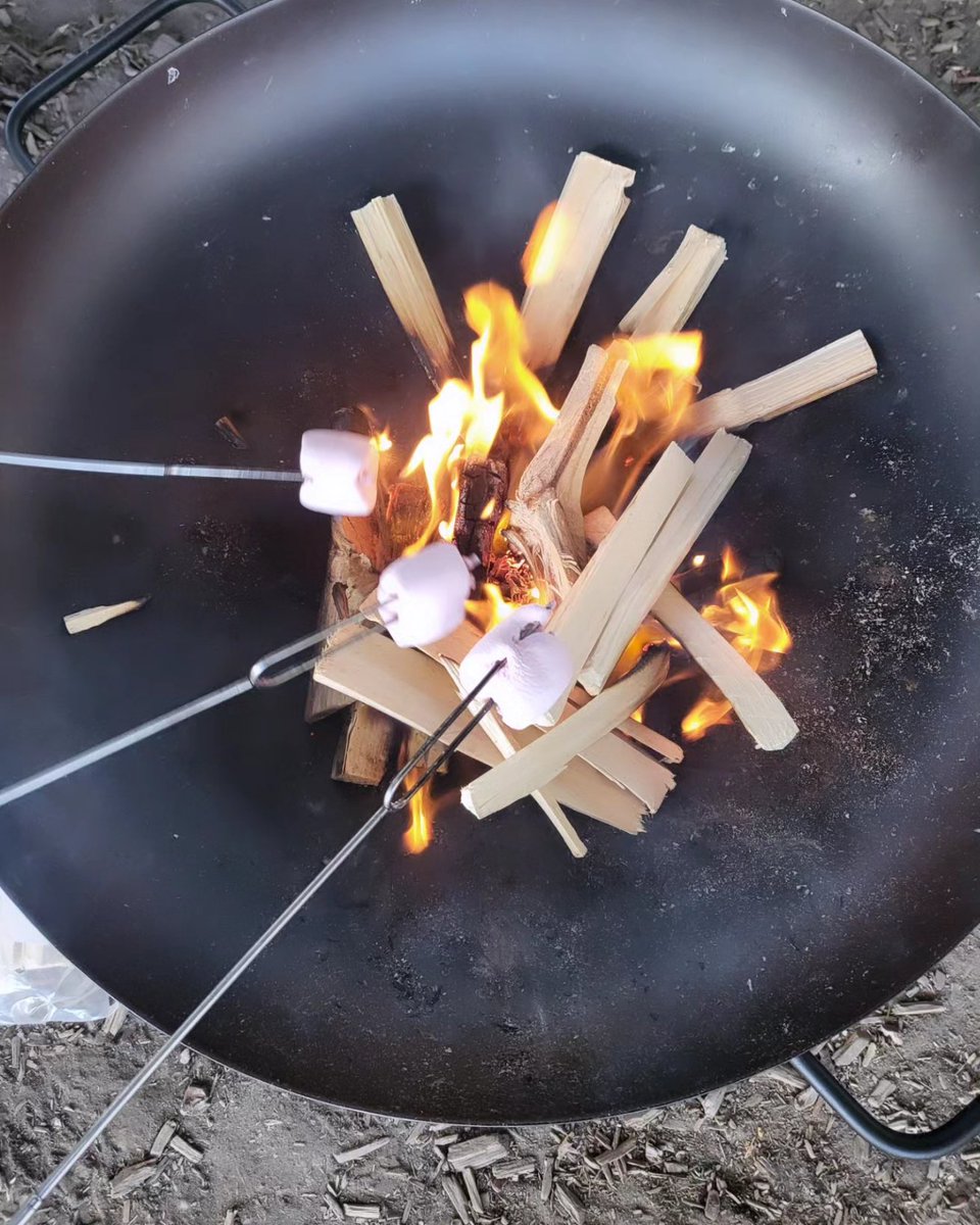 A grant from George's Fund, via @HerefordCF has enabled us to offer therapeutic outdoor sessions. The children were so reflective today and showed great teamwork. #outdoorlearning #1000hoursoutside