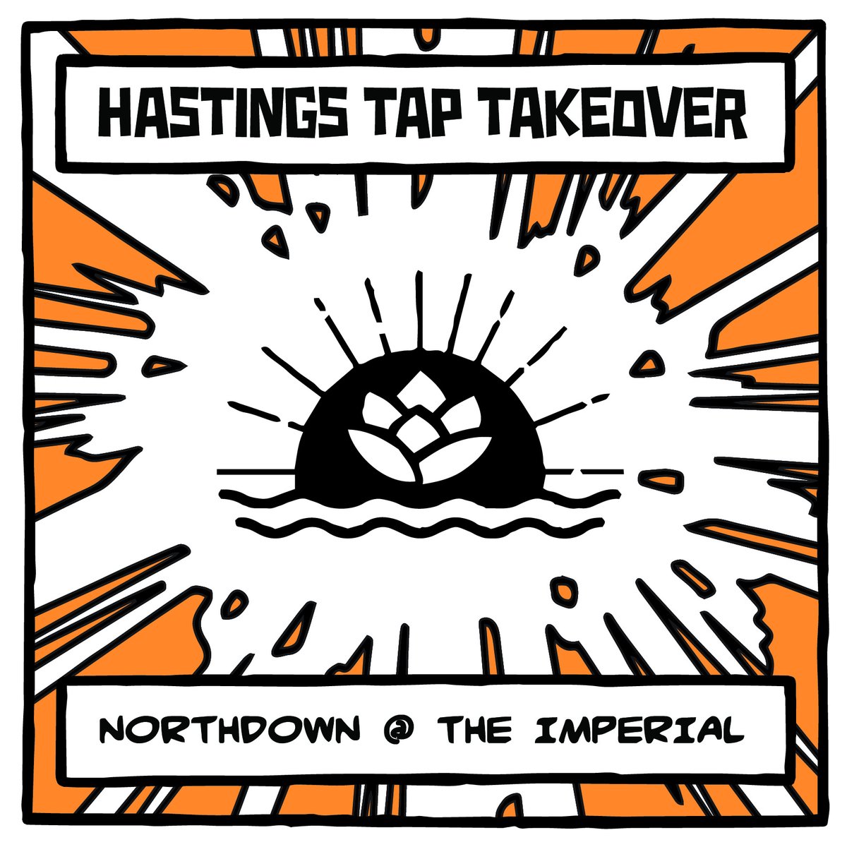 Closing in fast on the big weekend, and still loads of breweries to get squealingly excited about. At our next stop you'll find a collaboration beer brewed specifically for the event: it's NORTHDOWN at the IMPERIAL 🍻