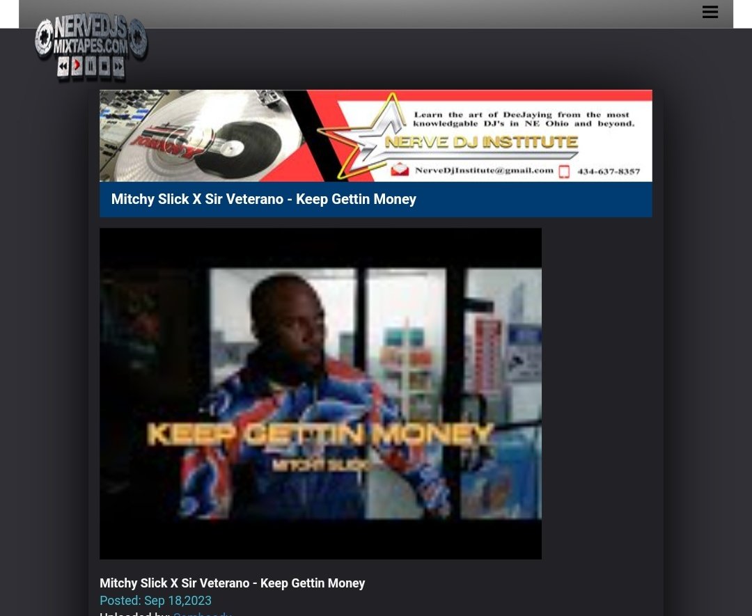 La Xclusive$ (@laxclusives) on Twitter photo New on Nervemixtapedjs.com
<a href="/OGMITCHYSLICK/">MITCHY SLICK</a>
X Sir Veterano " Keep Gettin Money " (Video) nervedjsmixtapes.com/embededvideos/… New on Nervemixtapedjs.com
<a href="/OGMITCHYSLICK/">MITCHY SLICK</a>
X Sir Veterano " Keep Gettin Money " (Video) nervedjsmixtapes.com/embededvideos/…