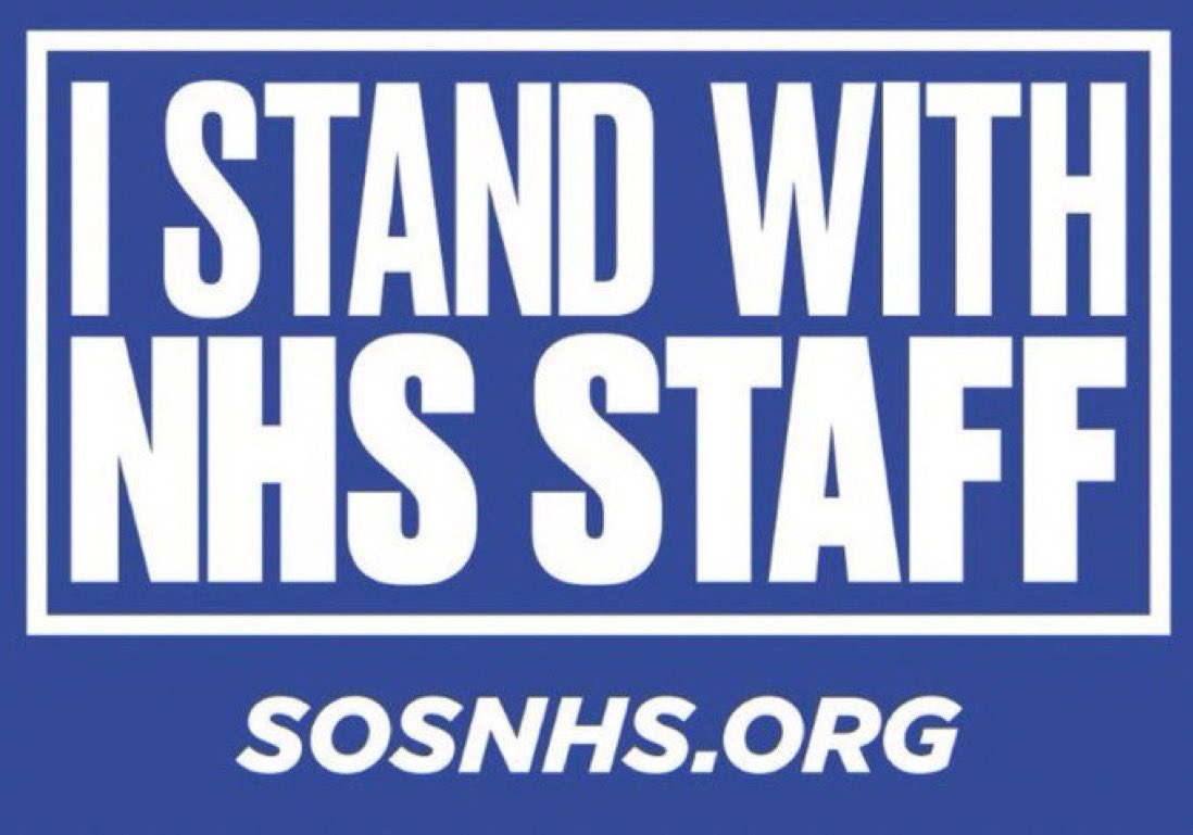 We are right behind the consultants, doctors and all the other NHS staff who are fighting for fair pay and working conditions and in turn the future of the NHS.

Please RT if you are too.