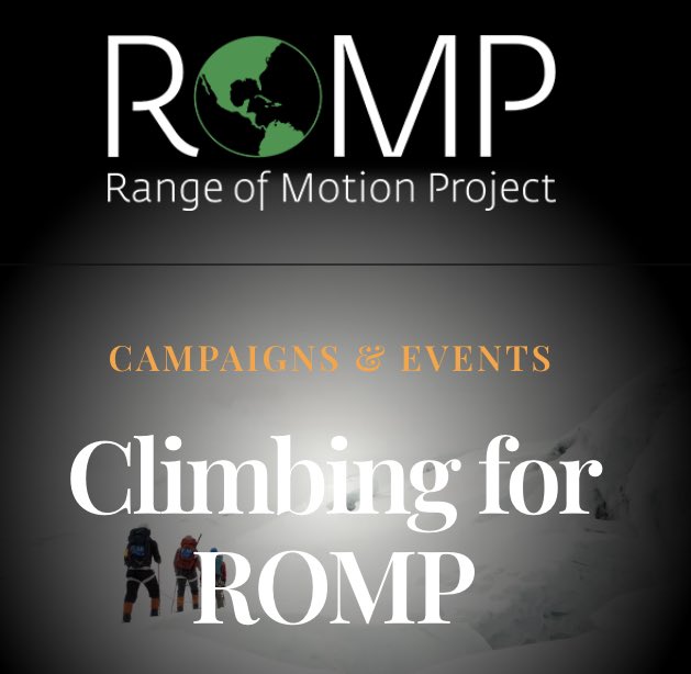 In less than two weeks the ROMP team including our fearless leader Kirstie will head to Ecuador to climb Cayambe! 
Meet this year's team-
rompglobal.org/campaigns-even…
#mobilityforall #tkef #rompglobal #whatsyourmountain #adaptiveathlete #keepclimbing