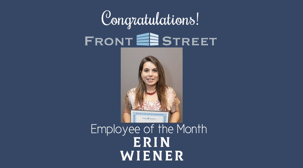 FrontStreetFS's tweet photo. Congratulations to the @FrontStreetFS Employee of the Month! https://t.co/NGiGJsN6GR