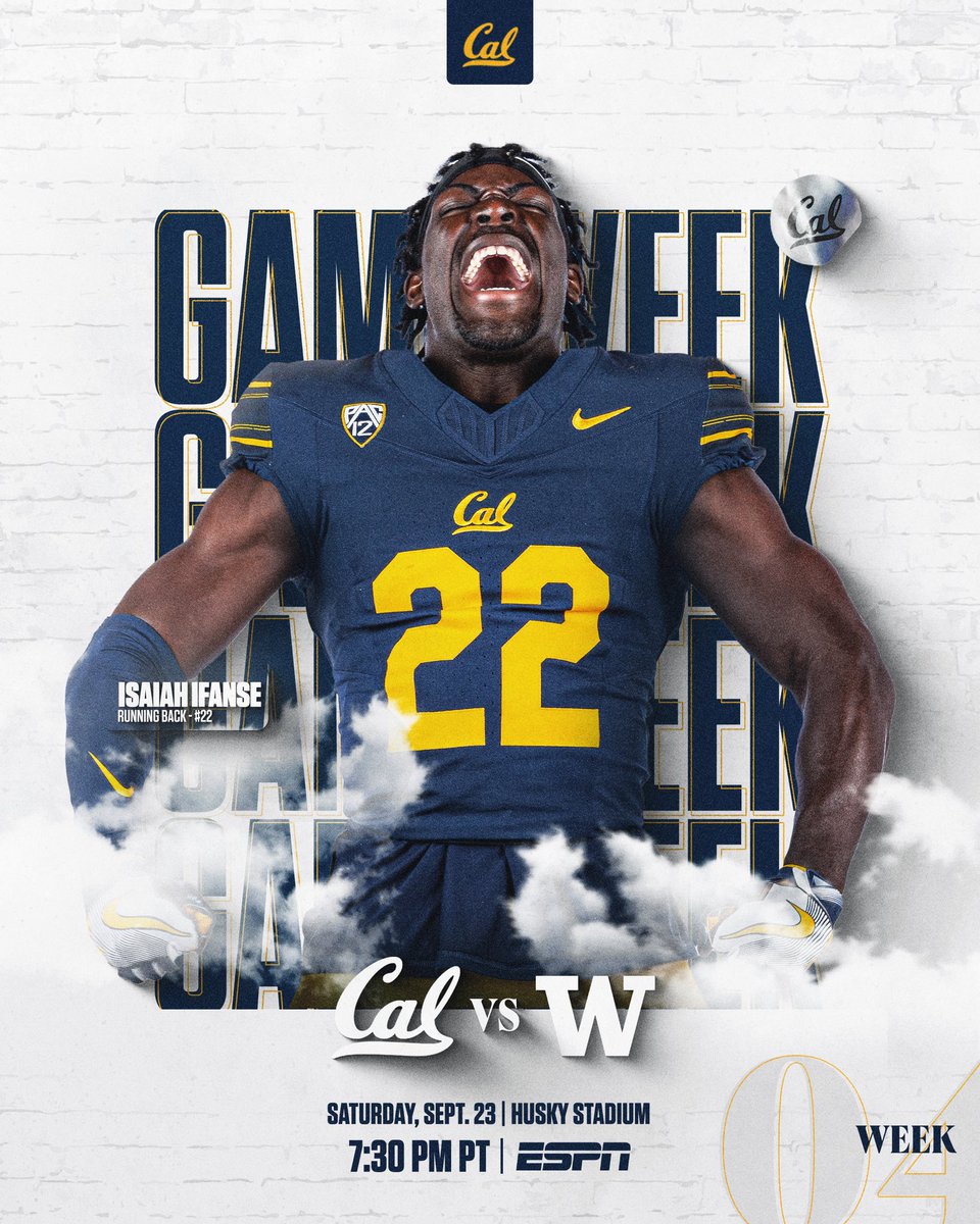 𝐆𝐀𝐌𝐄 𝐖𝐄𝐄𝐊 😤

#GoBears