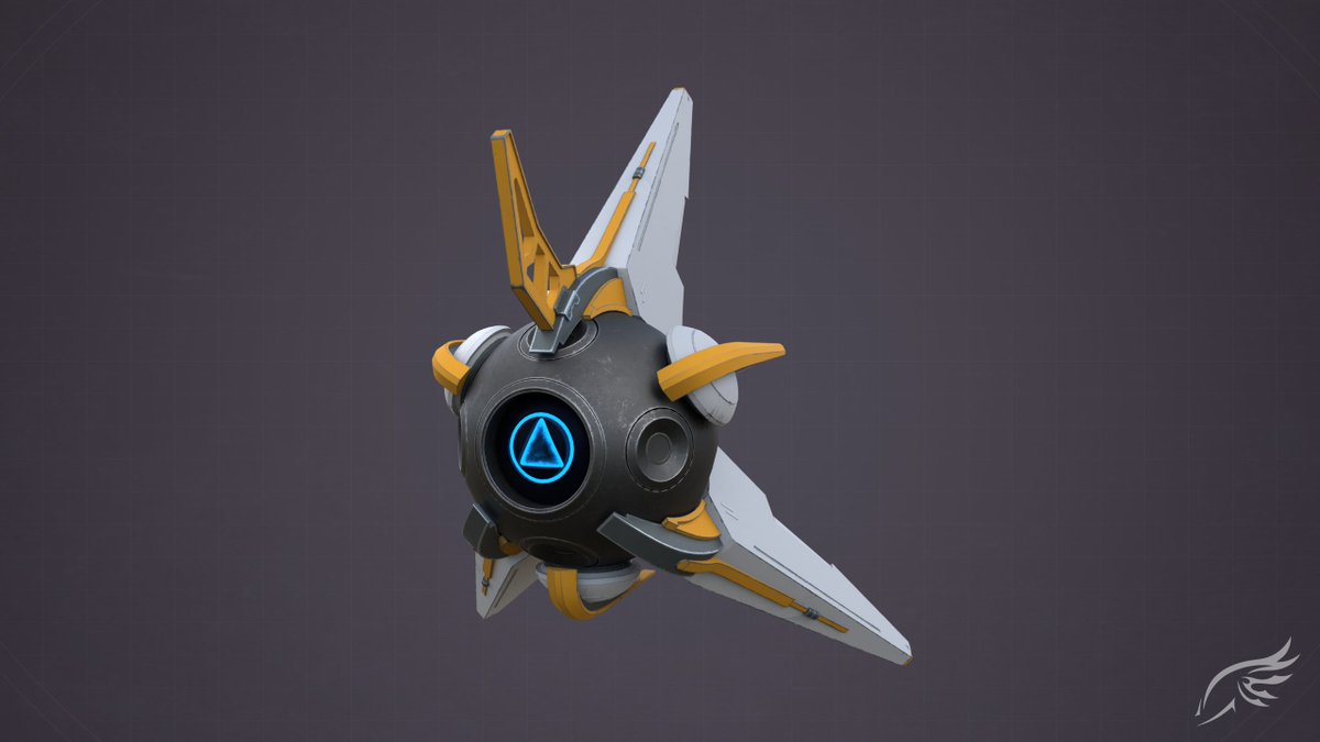 DenalCC1010's tweet photo. The last of my older Ghost model revamps. 

Name: Sieg
Ghost design belongs to THE @anim_xander, world renown viewmodel animator and owner of the Xander Farrell Animations YouTube channel.

(Naturally, I am their #1 fan)

Detail shots below. 
#Destiny2 #Destiny2Art https://t.co/V8oVUbWCrW