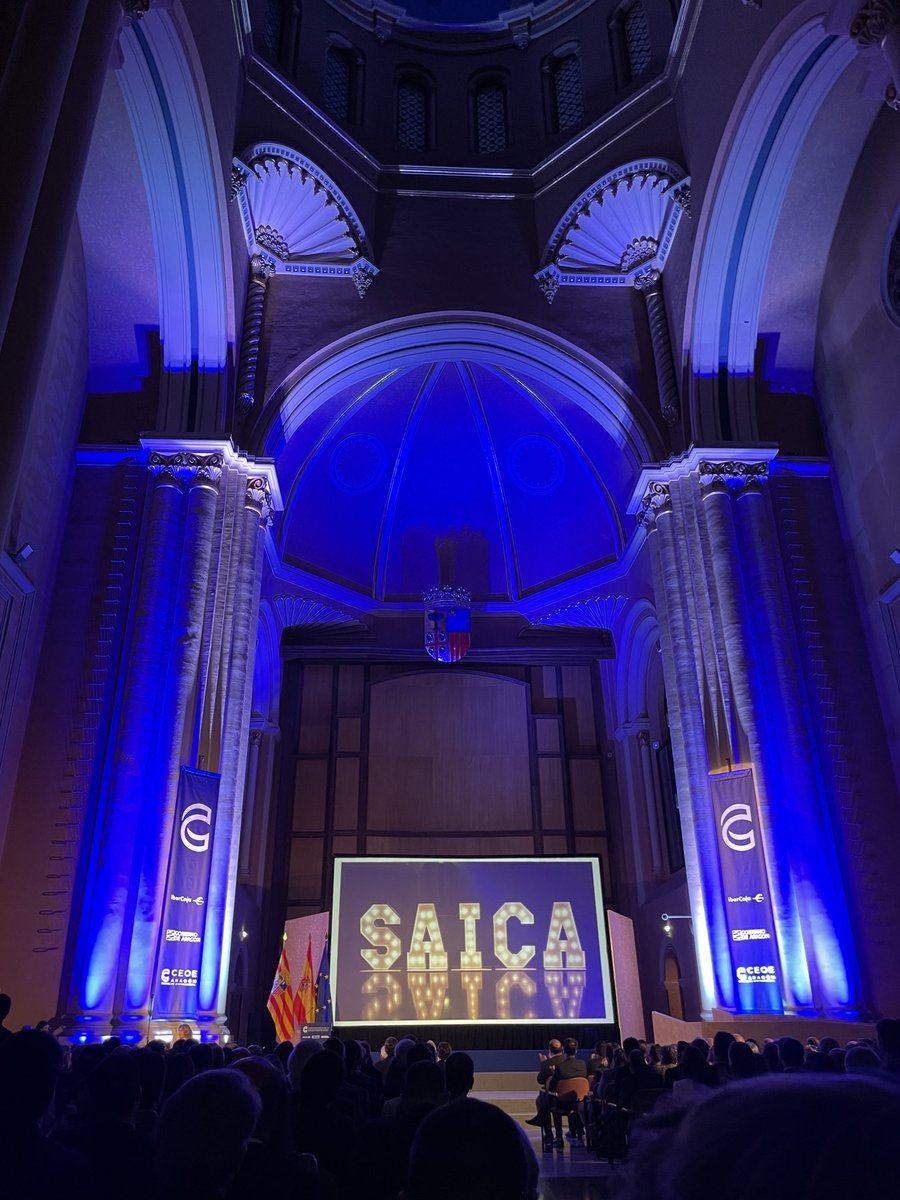 2030green's tweet photo. Reconocimiento a @SaicaGroup_es por @CEOEAragon en su 80 aniversario. “Innovación, economía circular, cariño y apoyo de los accionistas, y equipo, equipo, equipo” , #RamonAlejandro, Presidente #Saica https://t.co/1LohiPTeH6