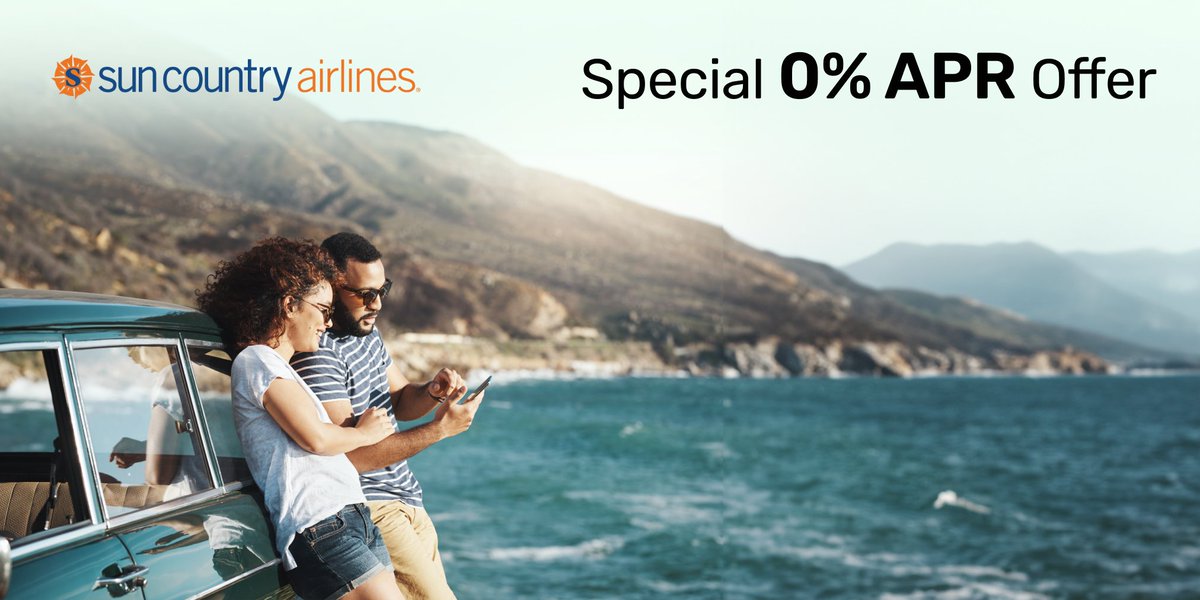 Uplift (@gouplift) on Twitter photo Check out this special offer from our partner, <a href="/SunCountryAir/">Sun Country Airlines</a>! For a limited time, take advantage of 0% APR financing on your trip when you add a car or hotel to your booking. Start shopping for your vacation today! Book now: bit.ly/3PA7iuw Check out this special offer from our partner, <a href="/SunCountryAir/">Sun Country Airlines</a>! For a limited time, take advantage of 0% APR financing on your trip when you add a car or hotel to your booking. Start shopping for your vacation today! Book now: bit.ly/3PA7iuw