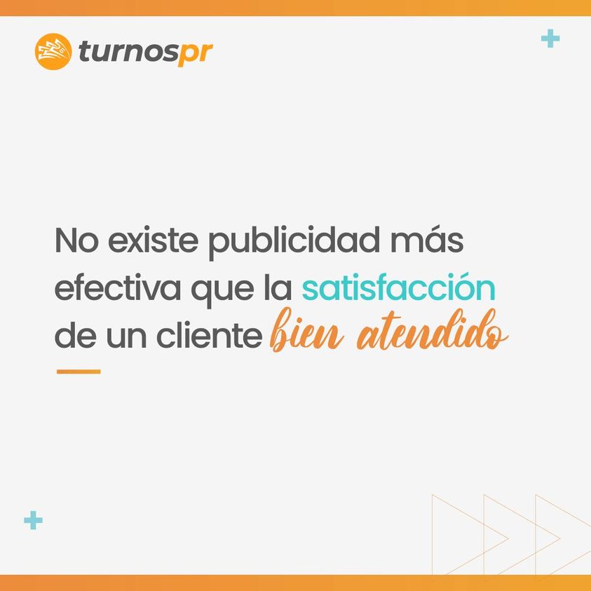 TurnosPR's tweet image. 📷 Para eso estamos aquí, para que tus clientes salgan 𝙁𝙚𝙡𝙞𝙘𝙚𝙨 de tu negocio por haber recibido un servicio de excelencia 📷
📷 Conoce nuestros servicios, ingresa a 📷 bit.ly/3lEtAKZ
#TurnosPR #ClientesFelices #AtencionAlCliente