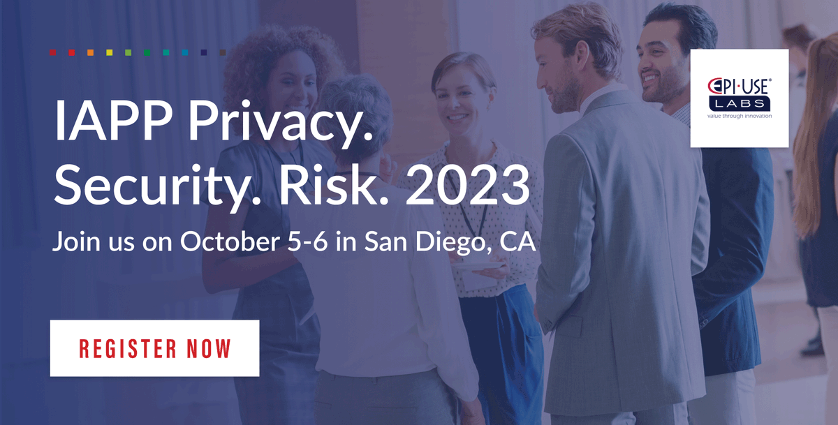 📆 Join us Oct 5-6 at the IAPP Privacy. Security. Risk. Conference 2023 in San Diego! Visit Booth 116 to meet our experts, grab swag, and get a chance to win a Ring 2nd Generation Battery Doorbell Plus + Stick Up Cam Battery. Register now: hubs.la/Q022BfD70 #PSR2023 #IAPP