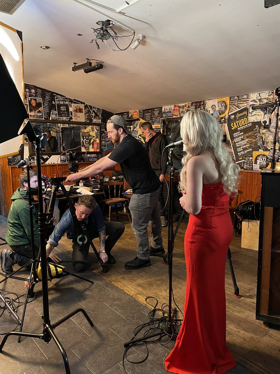 Filming day #1 BTS of ‘Music to Die For’🎥✨ good to be back on the directing/producing side of life