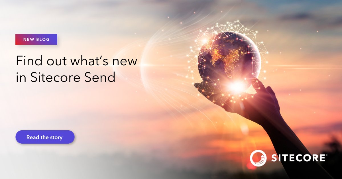 📢 We're so excited to share with you the latest updates in #SitecoreSend! Check them out here siteco.re/3sVNhpg 🔥 

#CloudPortal #EmailMarketing #ComposableDXP #ContentHubDAM