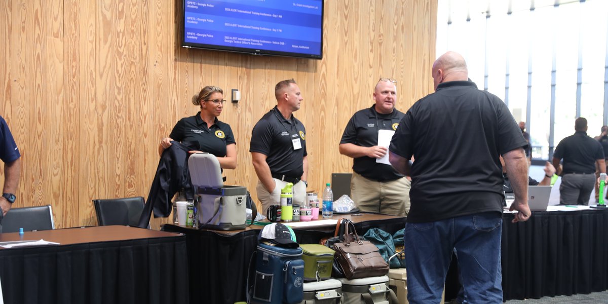 GPSTC's tweet photo. This 2023 ALERT International Training Conference kicked off this morning with a welcome and introduction by the ALERT International team as well as a vendor show for all attendees! We are looking forward to a week of great learning, demos, and more! #drivertrainingsection #GPSTC https://t.co/0ai2PuU7Z9