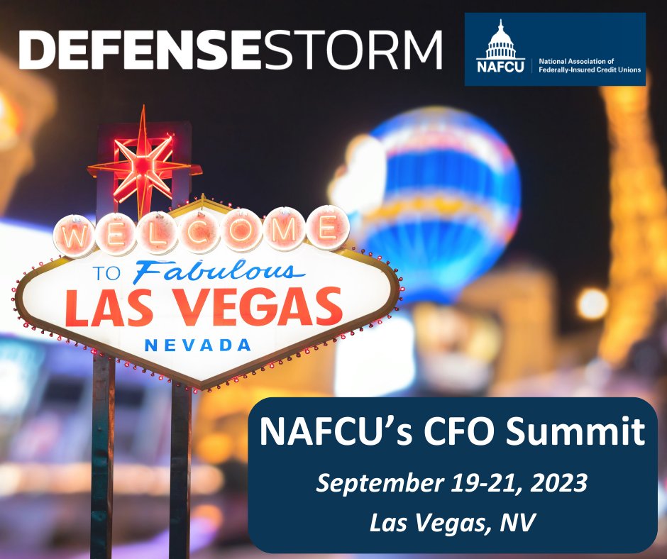 DefenseStorm's tweet image. Are you attending @NAFCU's CFO Summit this week? David Cross is presenting on Wednesday at 10:15 AM on Navigating the Cybersecurity Landscape - A Risk Management Perspective. We hope to see you there. 

#cyberrisk #cybersecurity #NAFCU #DefenseStorm