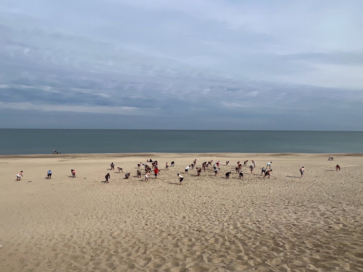 wabashwrestling's tweet photo. This past weekend, the team headed up north to the Indiana state Dunes for the first official practice of the year. https://t.co/a2yx8pgcb0
