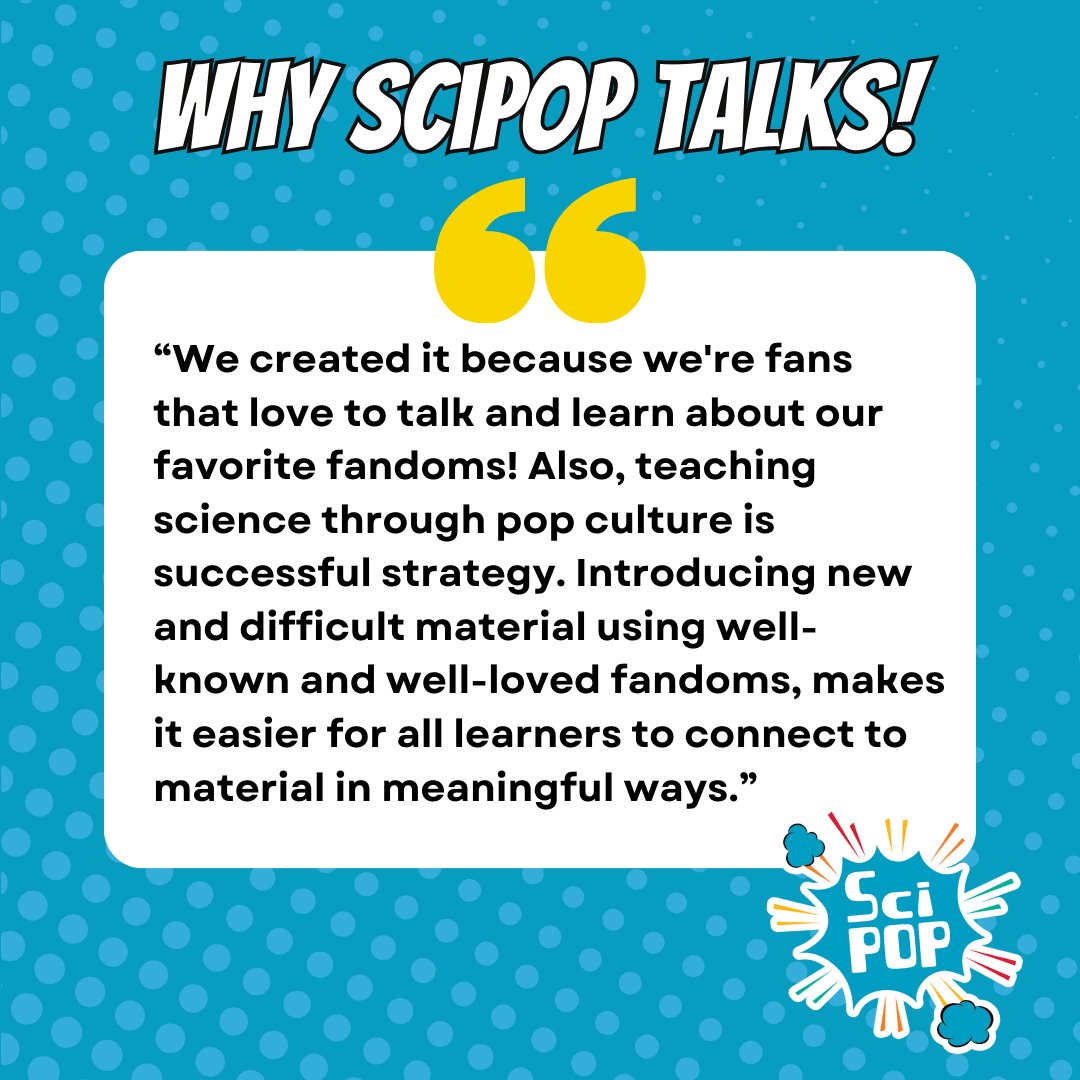 We can't wait to see everyone at our first SciPop Presentation this Wednesday, September 20th, at 7 PM! Learn all about the crazy and cool connections between science and pop culture, and enjoy some fries and wings while you're there! #scipop #americanuniversity #aulibrary