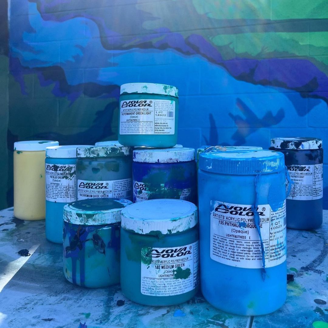 Nova Color paint is your secret weapon for creating vibrant and lasting masterpieces whether it’s indoor or outdoor! 

Image: Matty Spangler 

#muralart #muralist #art #novacolor #acrylicpaint