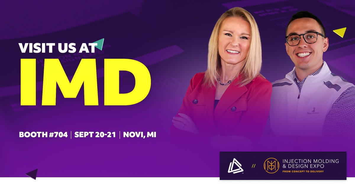 Vive4Mfg's tweet photo. Backed by a passion for manufacturing, Vive Marketing's President/Owner, Teresa Schell, and Director of Business Strategies, Jared Falkner, are headed to Novi, MI, for this year's Injection Molding and Design Expo.

#manufacturing #marketing #marketingformanufacturers #IMD https://t.co/mLL2yOd9pO