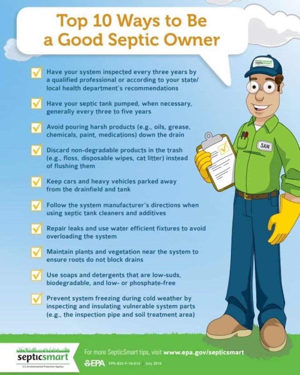 It’s Septic Smart Week and here are some tips to help you learn more about how to care and maintain your septic system care year round.

#healthymorgancounty #publichealth #ogdenutah #healthywebercounty #septicsystem #septicsystemmaintenance
