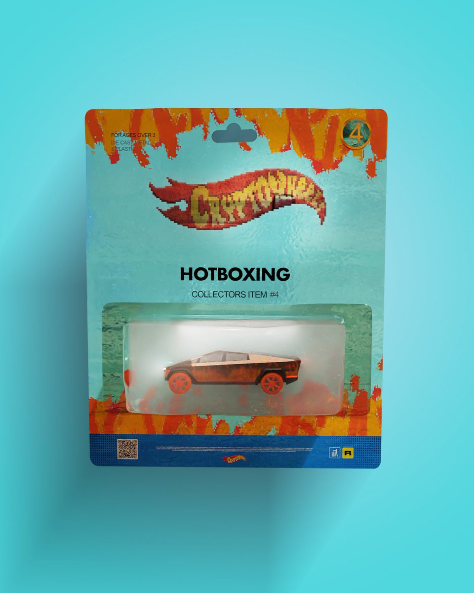 #CRYPTOWHEELS HOTBOXING #4
 
An old gem.

Probably the most traded edition of the collection. 

24 unique owners.
opensea.io/assets/ethereu…