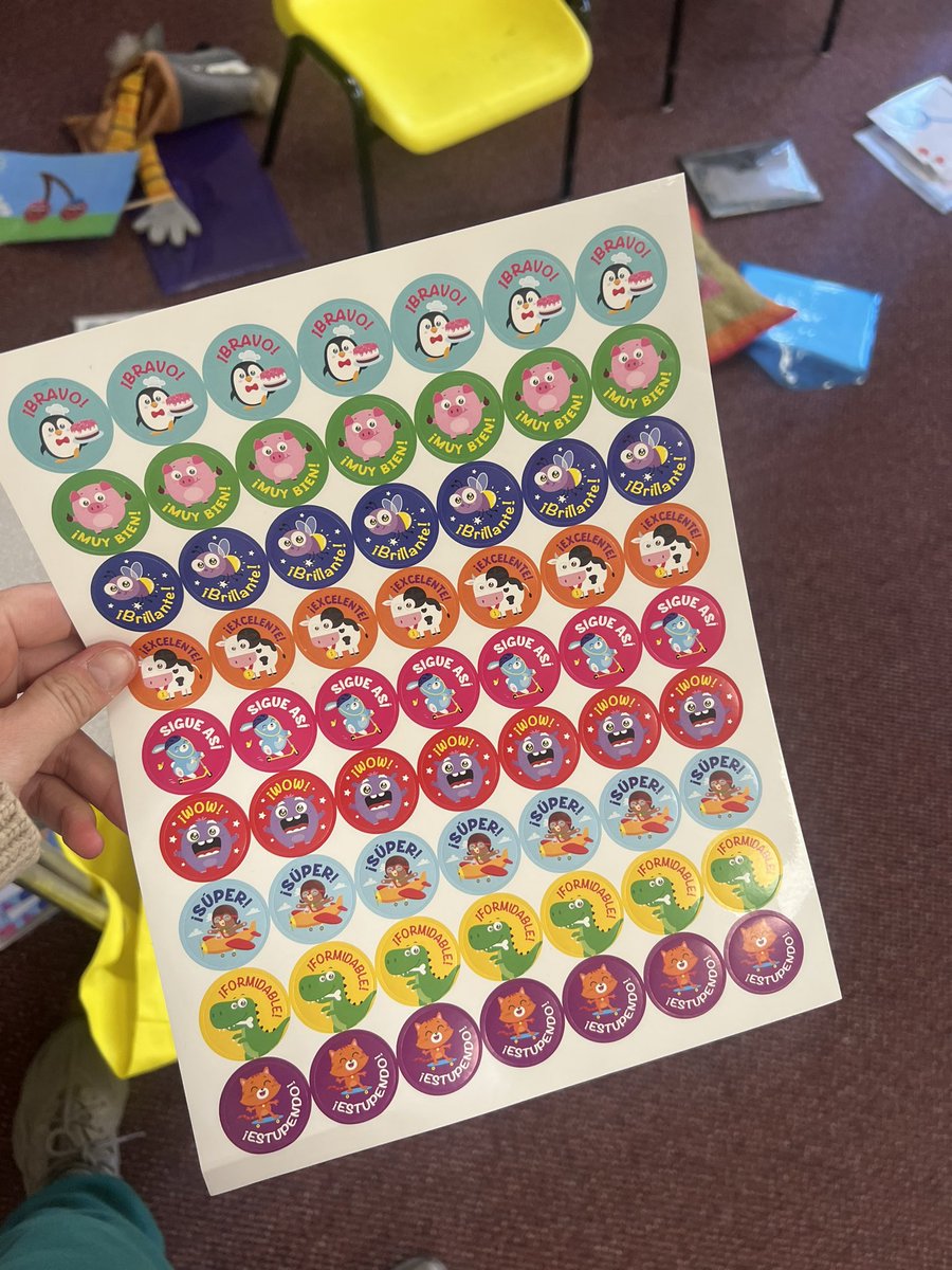 LuluMariaFunSp1's tweet photo. New βpegatinasβ arrived πππͺπΈ
#LangChat #SpanishRewards https://t.co/JZaqjBMZE3