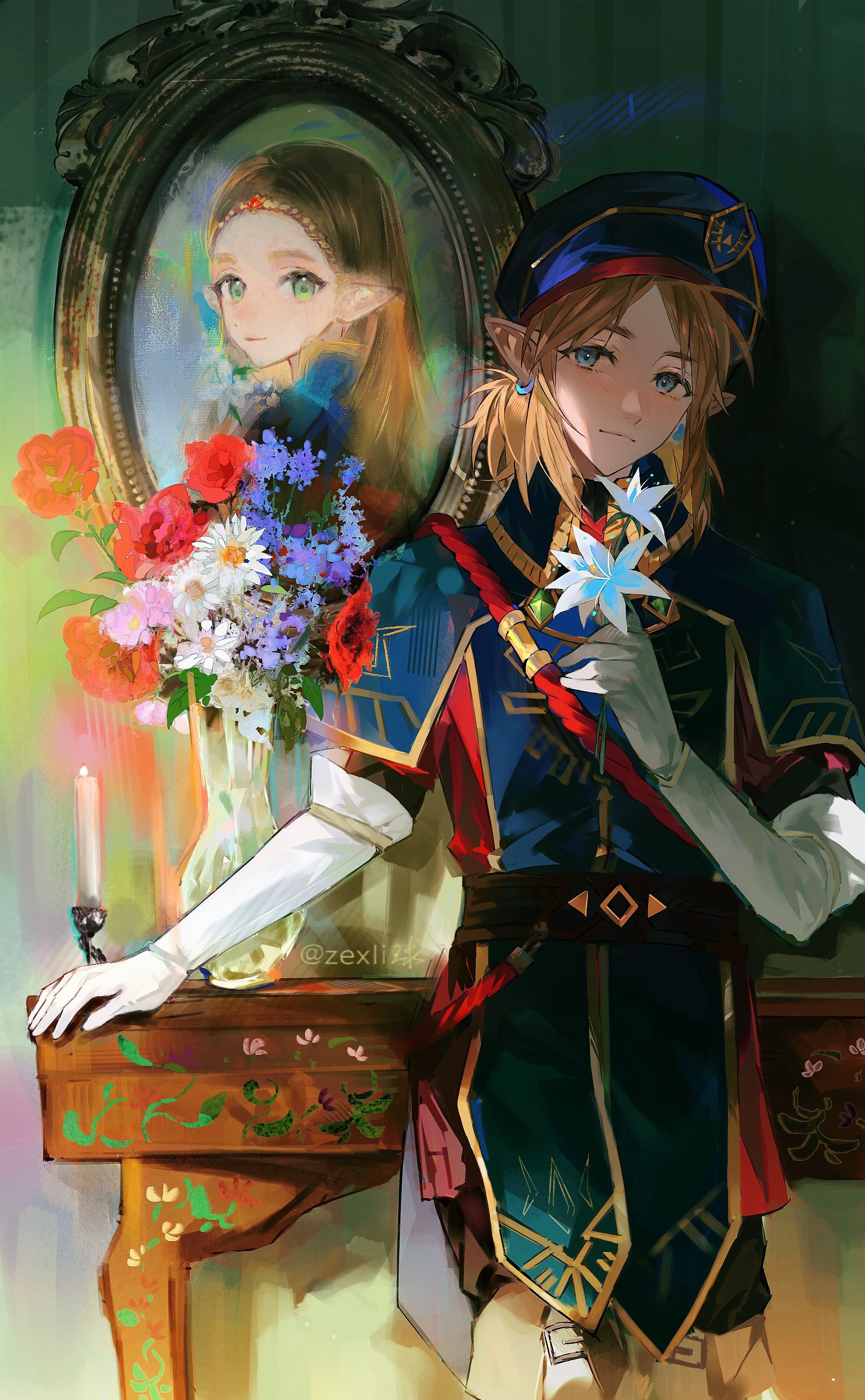 My fanart Link x Zelda [BoTW]  Legend of zelda, Legend of zelda