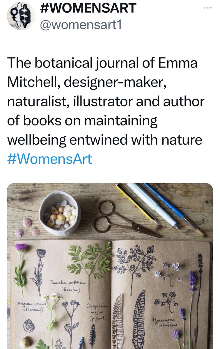 The listing for my November botanical illustration &amp; #mentalhealth workshop is now live.

I'll teach you how:
🖋️to break down plans into simple shapes &amp; add shading
🌿both contact with nature &amp; time spent creatively change brain biochemistry to lift mood

 workshops.emmamitchell.net/courses/botani…