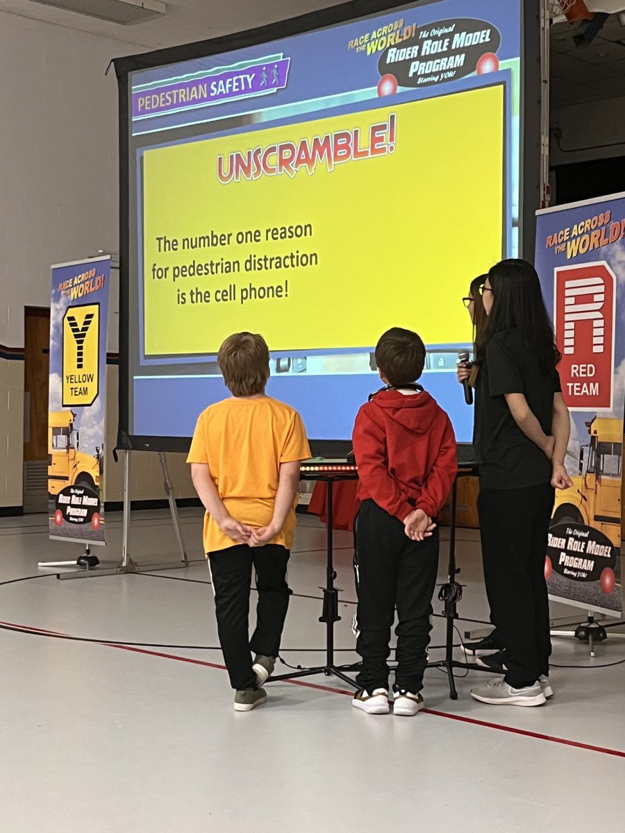 R.G. Sinclair students are participating in Bus Safety Presentations today to help ensure their safety when riding on the School Bus to and from school or on field trips.