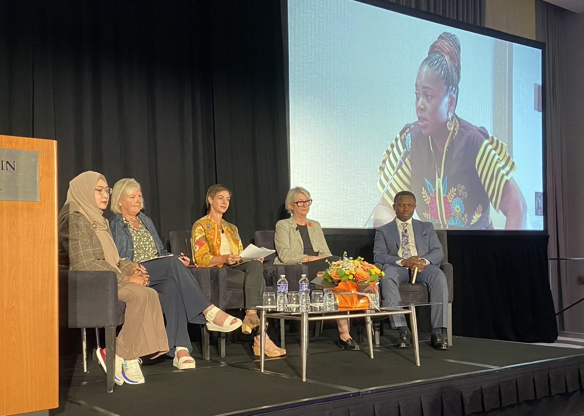 “We used ourselves as examples, telling the community we have been vaccinated against COVID-19.” — Vivian Oluchukwu, Nigerian #CHW, highlights the essential role of trust in community health education. Live from Abuja and New York for #UNGA78 with @Jhpiego