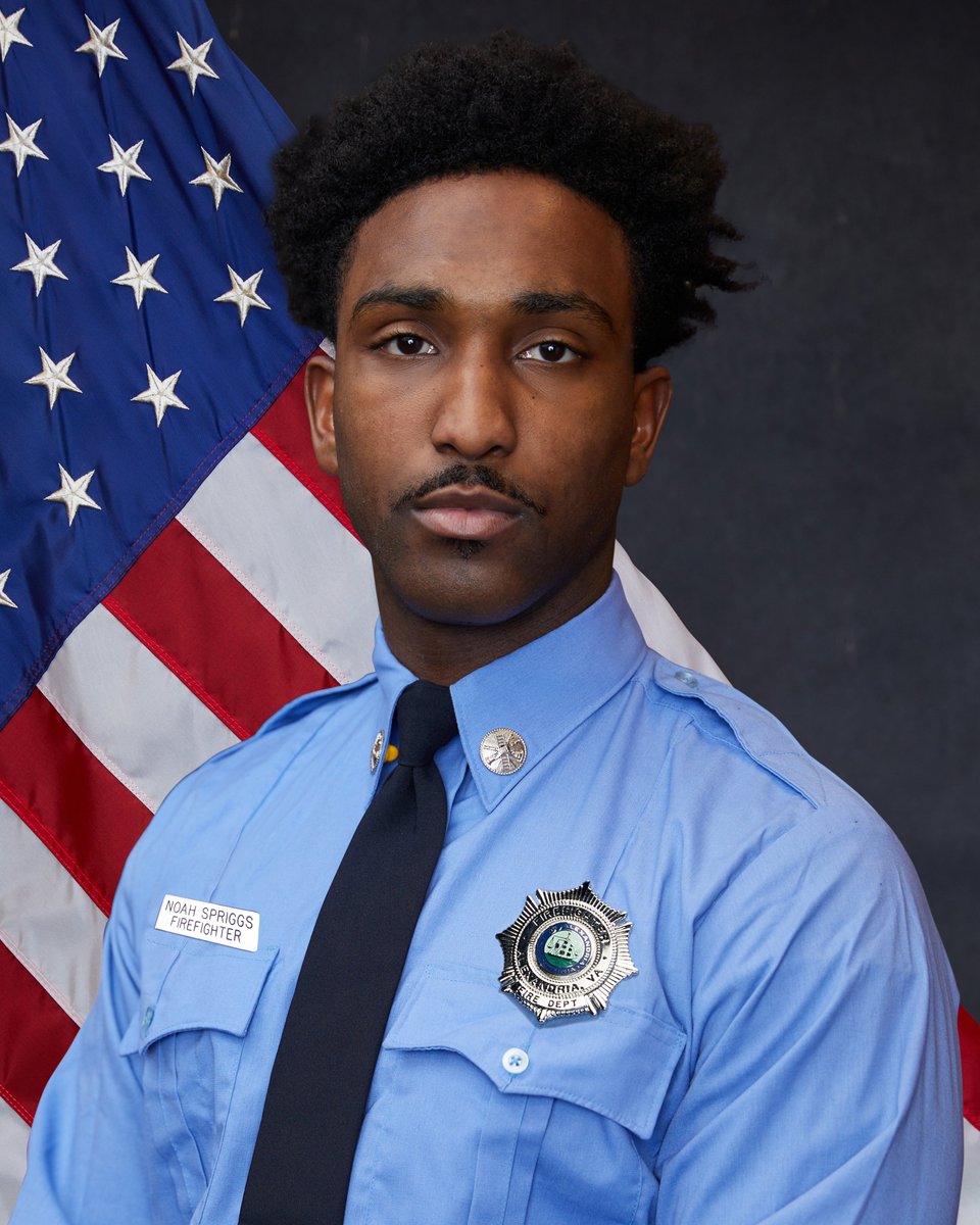 AlexandriaVAFD's tweet photo. AFD is grappling with the recent &amp; tragic loss of Firefighter Noah Spriggs. Our condolences to his family and loved ones during this difficult time. We were honored to serve with him. A live stream of tomorrow's memorial service will be available here: https://t.co/vGEPnQOObQ https://t.co/CMYlFuNsG2