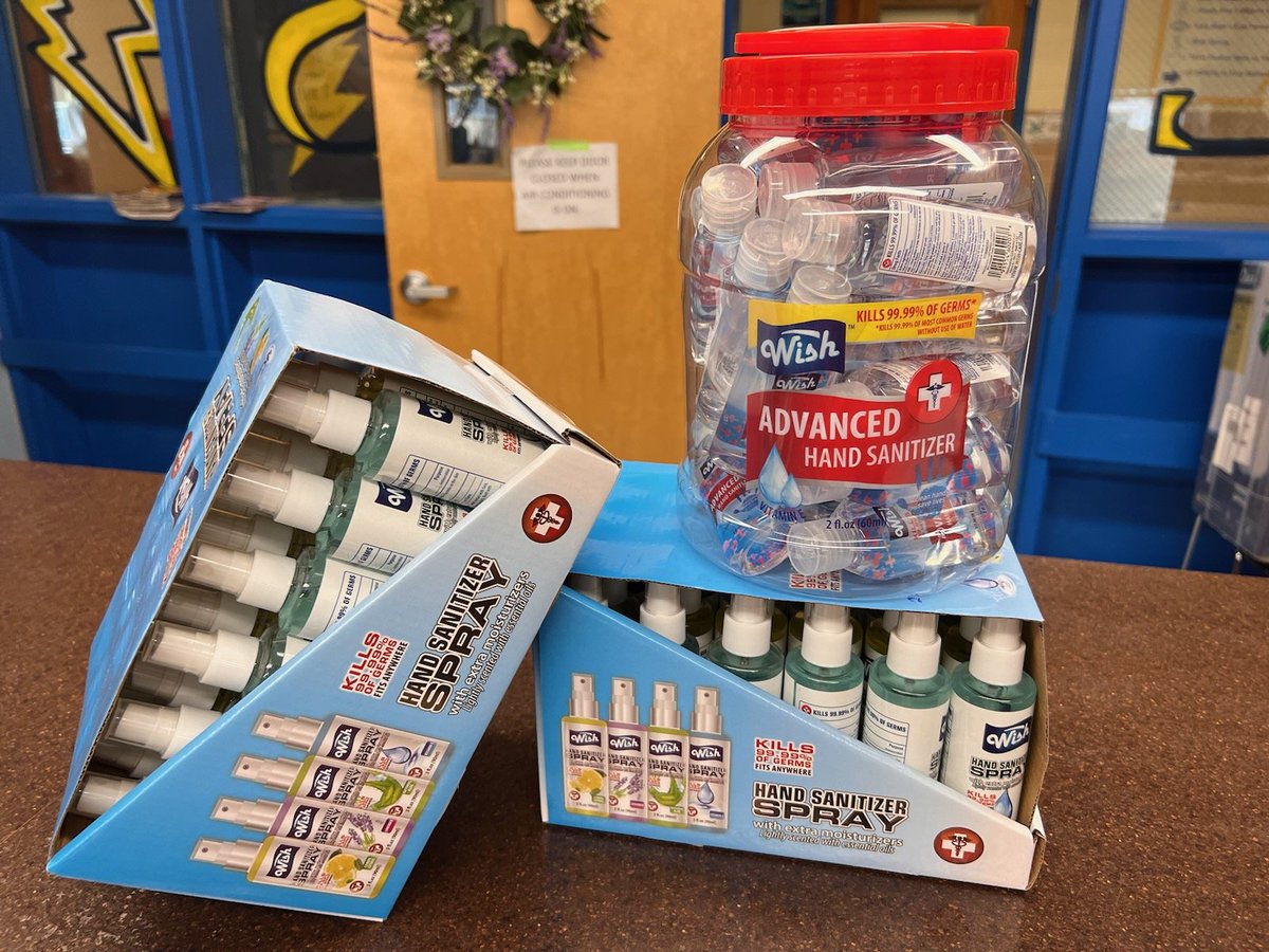 BenFranklinES's tweet photo. A wonderful shout out to the Faisal family for the wonderful donation of sanitizer to our building. #shinebrightedison https://t.co/yAjfspXGzN