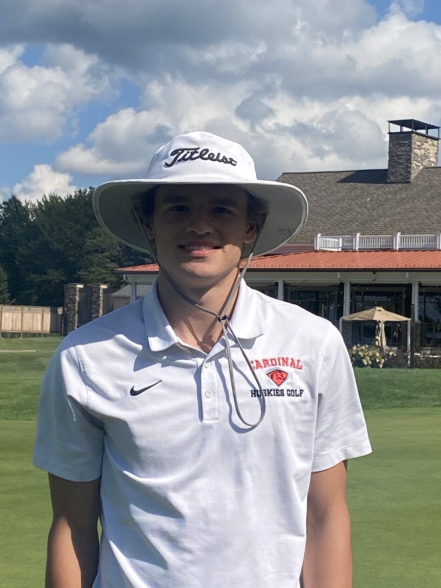 CardinalHSGolf's tweet photo. Troy Domen shoots an amazing 75 to clinch CVC Player of the Year!   A dominant Senior year start to finish! https://t.co/P1ECZBuS6b