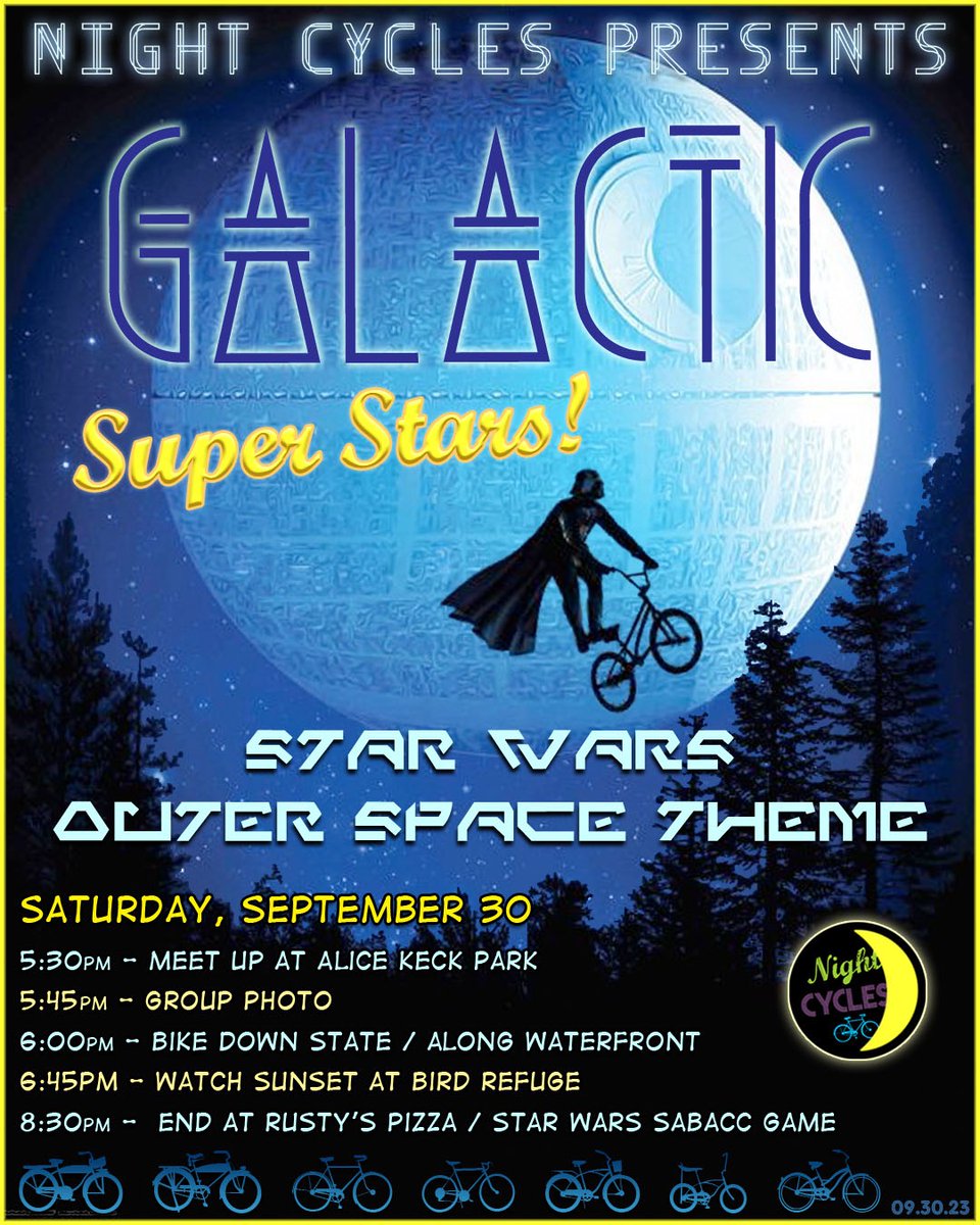 I will be commemorating the final voyage of the Galactic Starcruiser with a ride on my Speedher trike and a friendly game of sabacc 🤎👨‍🚀🤎

facebook.com/events/s/sabac…

#Nightcycles #GalacticFringers #Sabacc #lit #Halcyon #GalacticStarcruiser #santabarbara #batuuttitude