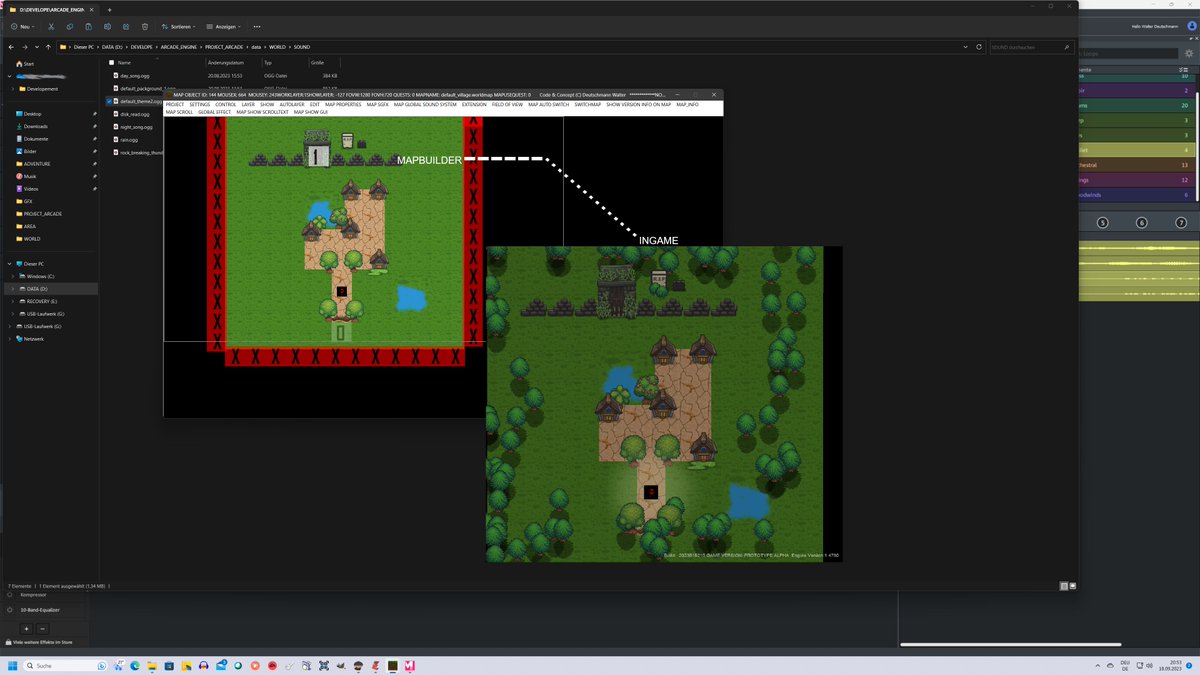 dowen_mark's tweet photo. Hybrid maps/worlds supported: procedural and predefined contents
#indiedev #indiegame #indiegames #itchio #Windows #retro #gamedev #gamedevelopement #madewithbasic #purebasic #gameplay #gameengine #mark_dowen https://t.co/hUeCNiZzg5