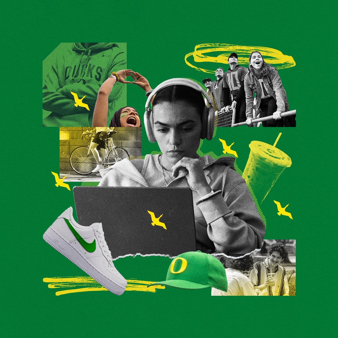 CallMeADuck's tweet photo. Oregon Duck starter pack 💻☕️🦆Comment your favorite thing in your starter pack ⬇️ https://t.co/1XooUmWmjf
