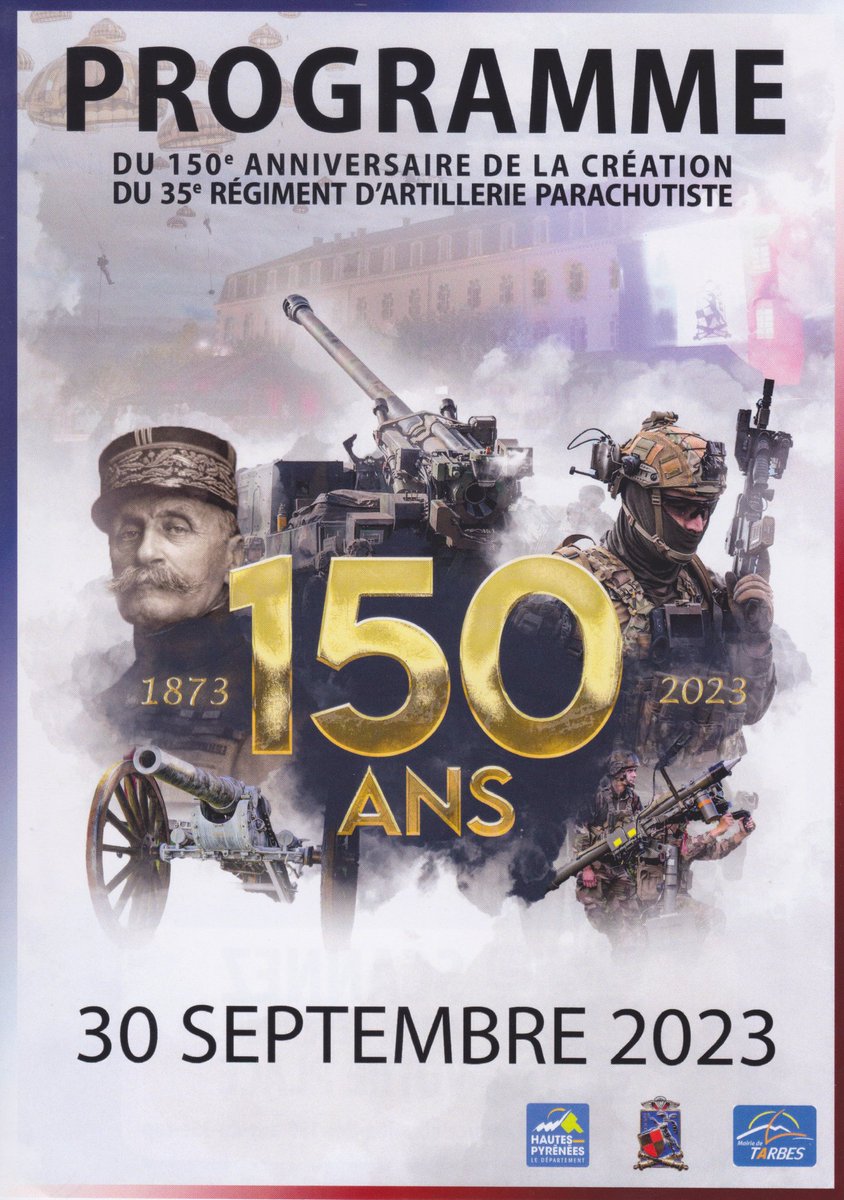kriscanales1's tweet image. Le 30 septembre 2023, le #35eRAP célèbrera ses 150 ans d’existence lors d’une journée de fête à #Tarbes et ses alentours !

tarbes.fr/evenement/150e…