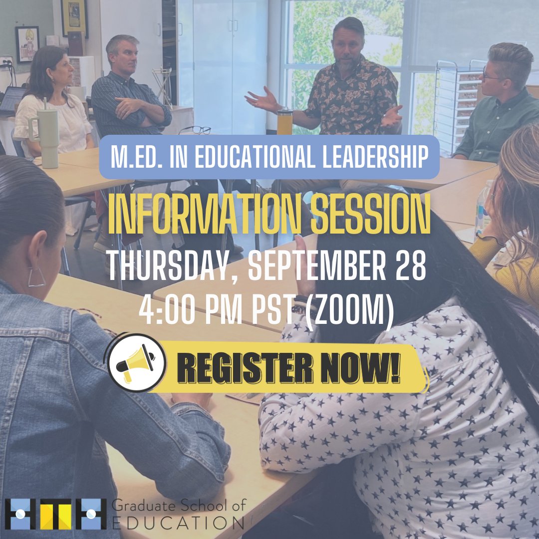 Have you been searching for a learning community to elevate your career aspirations? Are you looking to develop your ability to lead for deeper learning and the collective advancement of your community? 
Join our EdL info session next week: bit.ly/edlinfosession…