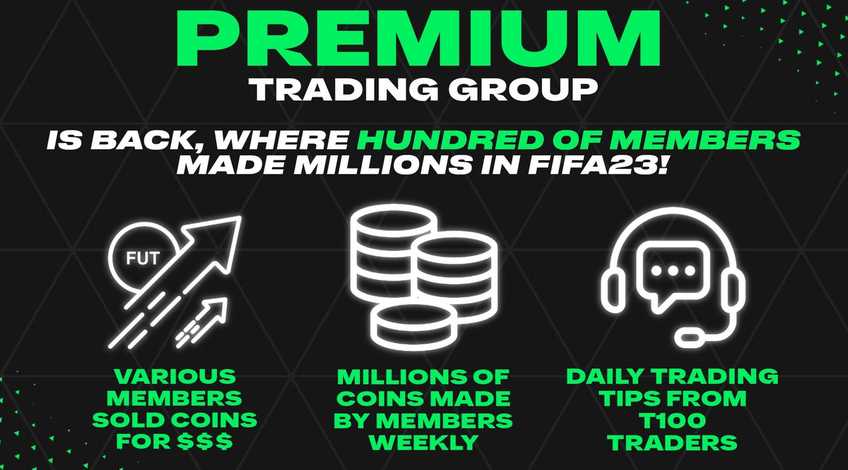 🚨 GIVEAWAY ALERT 🚨

Who wants a FREE spot in my Premium Trading Group? 💰

To join:
🔄 + ♥️
✅️ Follow <a href="/fifa_lime/">Fifa Lime - FUT Trader</a> 

3 winners - 1 month each 🎁
Winners in 24h ⏳️