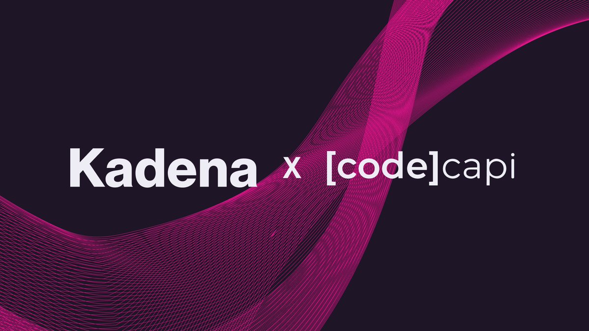 kadena_io's tweet photo. In collaboration with [code]capi, we're excited to expand awareness of Kadena's technology amongst a wider developer audience. 

Our interactive meetups will delve deep into the world of #web3, revealing its countless possibilities. https://t.co/HATD7lRQan