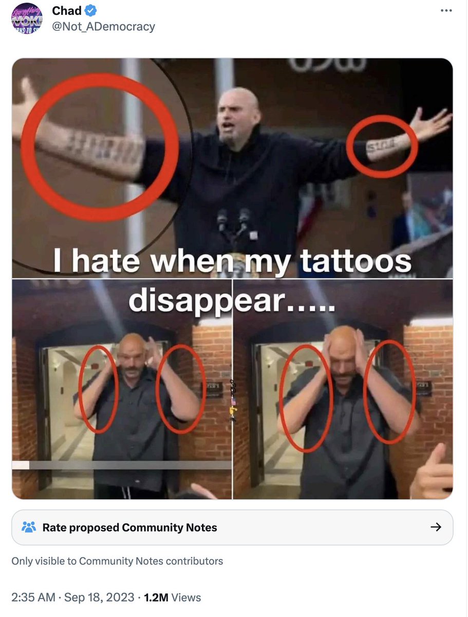 Shayan86's tweet image. There's now a community of people online who regularly share images of John Fetterman to figure out whether he's real or has been replaced by a body double.