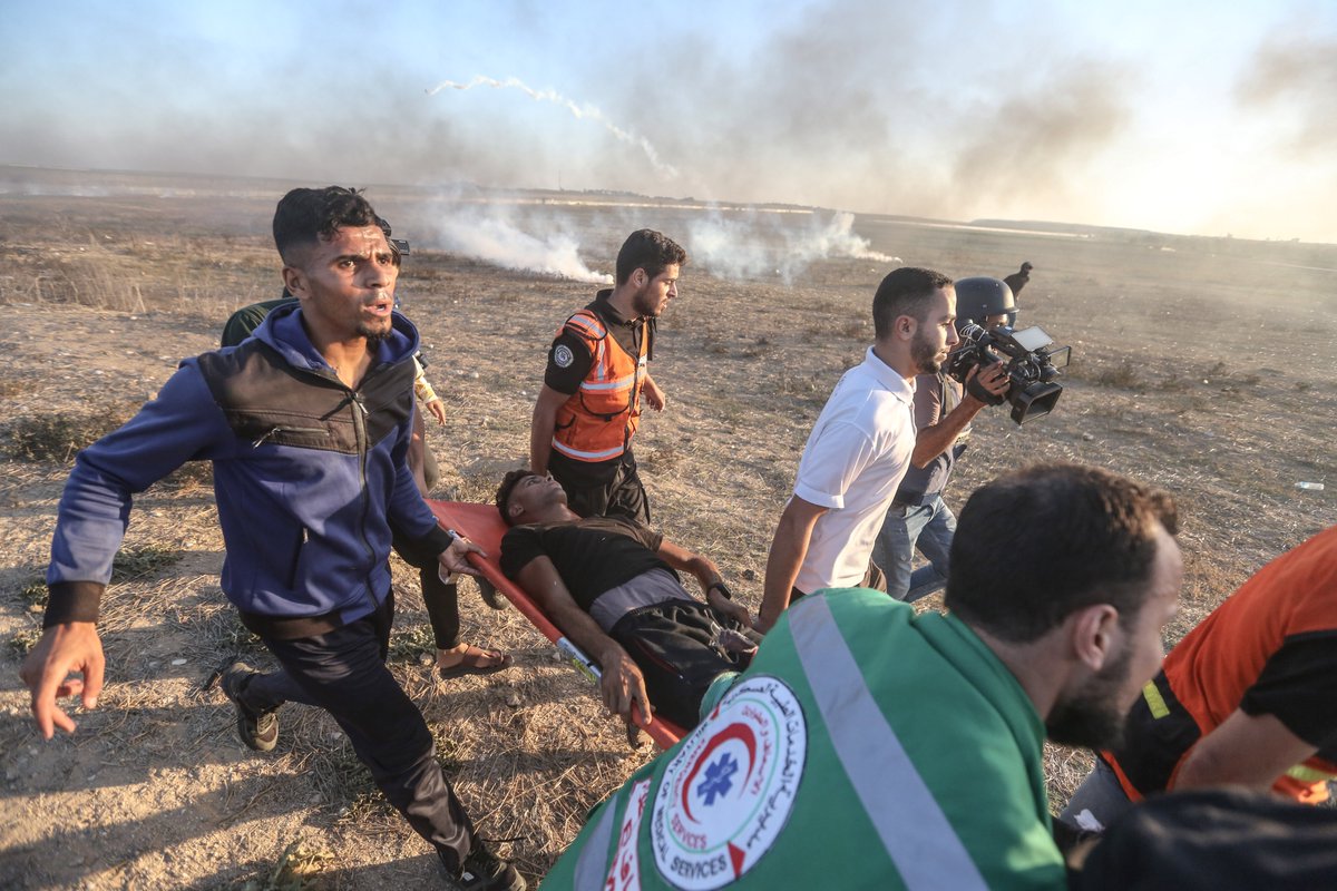 #Palestinian demonstrators #clash with #Israeli soldiers along the #Israel-#Gaza border on #september 18, 2023. #الهلال_نافباخور #photography #صيدلي_يشتم_السعوديين 
By <a href="/ahmedzakot/">Ahmed Zaqout (Zakot)</a>