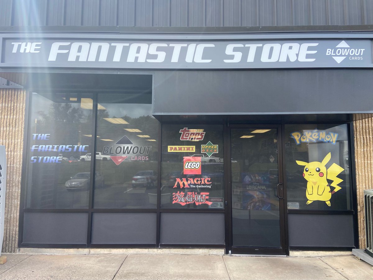 New store signage and expanded product offerings and we are so ready for ⁦<a href="/Pokemon/">Pokémon</a>⁩ 151 on Friday!!