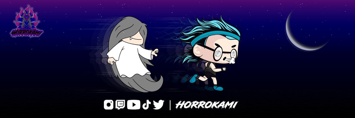 Shoutout to @JenyDesigns  for helping me make my logo, banner and twitch overlay!! 🙏

I'm getting more exercise in my banner than I do off stream. 🤣

#VtuberEN #Vtubers #art