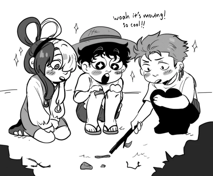 1/2 
accidental kidnapping #ONEPIECE
#mishanks (if u squint) 