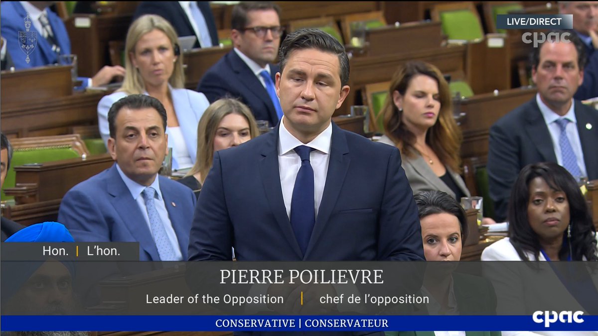 BaazNewsOrg's tweet photo. Official Opposition leader @PierrePoilievre states that the intelligence report linking India to the assassination of Hardeep Singh Nijjar is an "outrageous affront" to Canadian sovereignty and Canadians must be "united" in condemning the murder. https://t.co/2neSe232xS