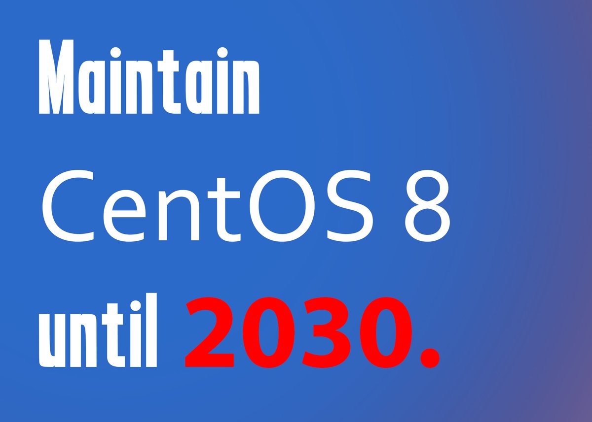 NavyLinux's tweet image. Maintain CentOS 8 until 2030, while obtaining the most recent updates from the Navy. With this approach, you will use CentOS 8 as late as 2030 without changing or migrating OS. navylinux.org/wiki/migrate/m… #Linux