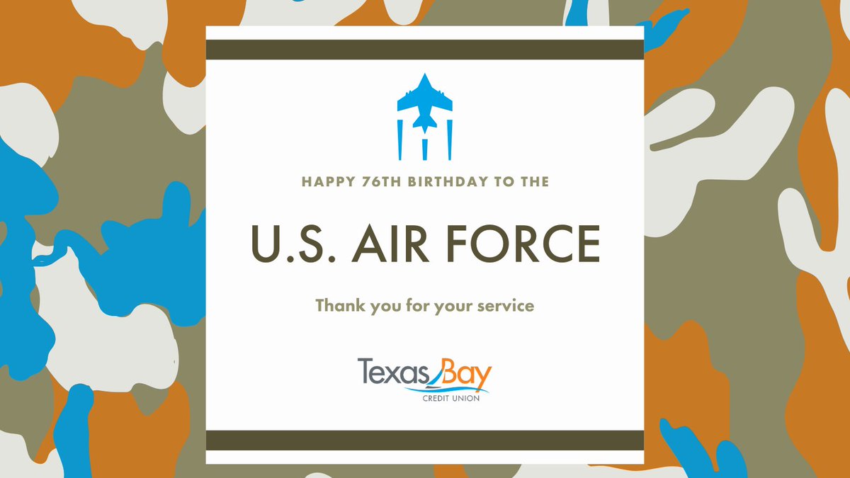 Happy 76th Birthday to the US Air Force! We truly appreciate all those who protect and serve! #AirForce #MilitaryBirthday