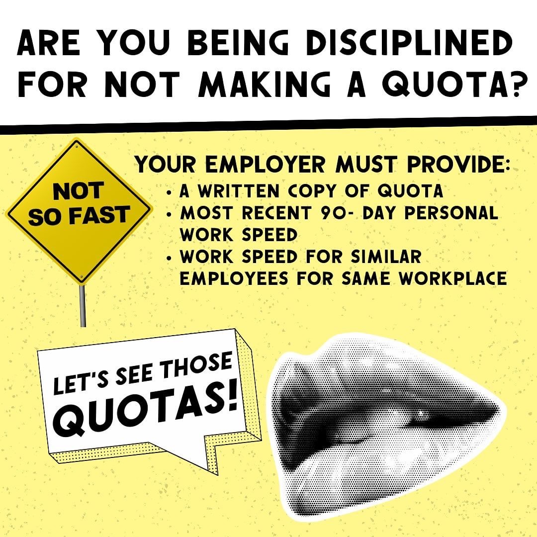 RWDSU's tweet photo. #repost from our friends @ALIGNny! The #WarehouseWorkerProtectionAct is in effect in New York State, regulating work quotas at companies like Amazon! Do you know your rights on the job? Check out this helpful one pager: https://t.co/ALlZelARhS https://t.co/UlPbo3q5fk
