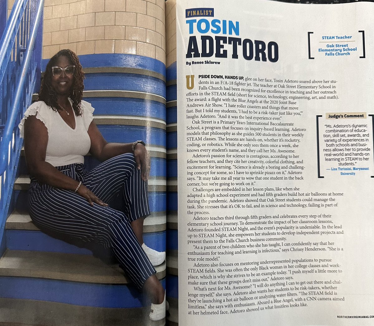 VKHardy's tweet photo. Guess who made the top
High school rankings in Northern VA Magazine?! Our very own @laubpFCCPS @MeridianMstangs! 

And check out our amazing teacher of the year finalist @STEAManist at @os_tigers! 

Great day for @FCCPS https://t.co/9RucIMddVS