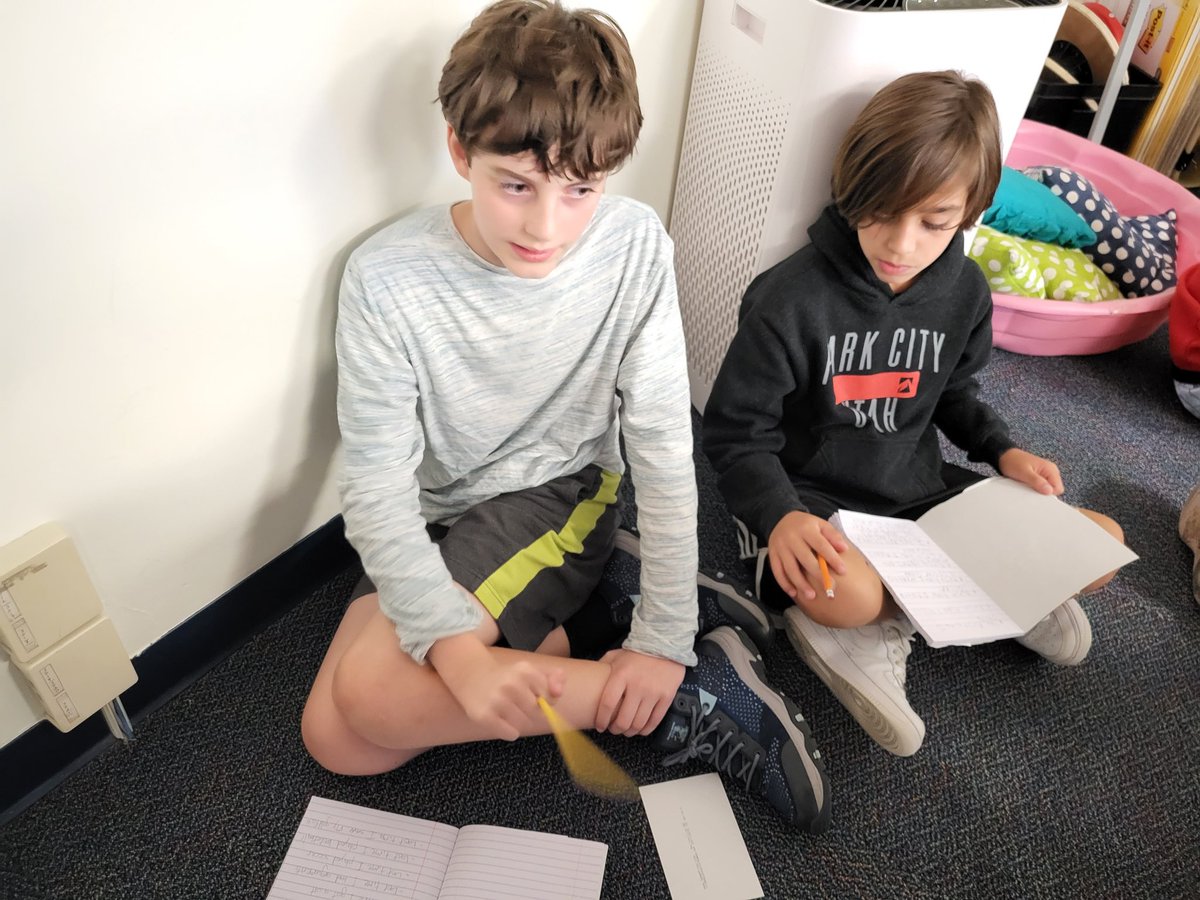 Partners support each other during writing workshop <a href="/TollGateGrammar/">Toll Gate Grammar School</a>